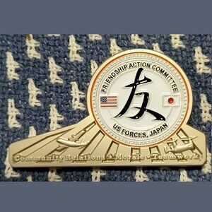 Friendship Action Committee US Forces Japan Challenge Coin
